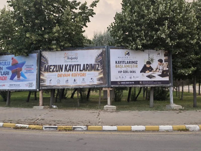 Ahi Evran Üniversitesi Kampüs İçi. Merkez Kütüphane Kavşağı