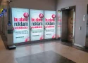 Ankara Podium AVM Zemin Kat Lavabo Giriş Duvarı Lightbox