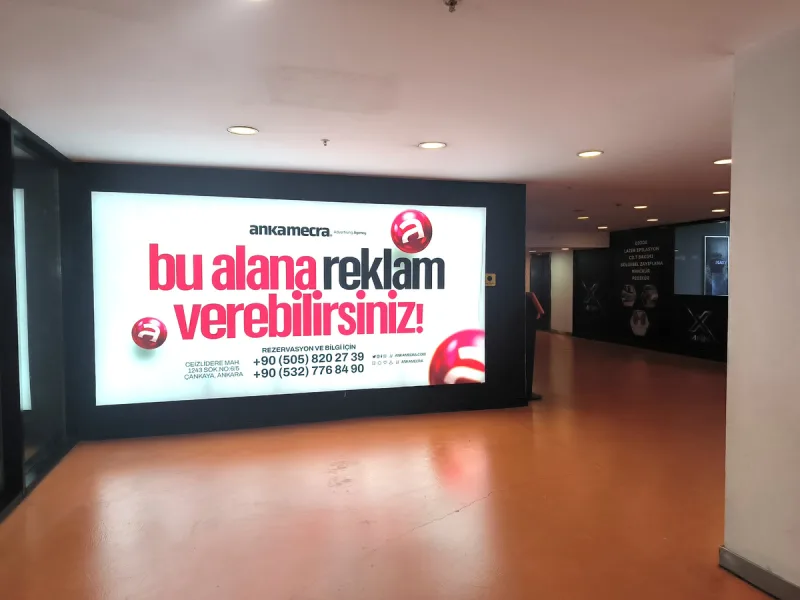 Ankara Podium AVM Otopark Yaya Girişi(ATM Yanı)