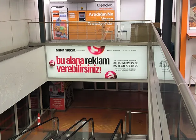 Ankara Podium AVM Dış Alan Yürüyen Merdiven Alınlık görseli