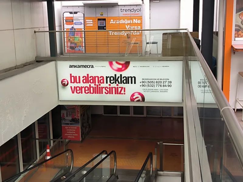 Ankara Podium AVM Dış Alan Yürüyen Merdiven Alınlık